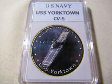 US NAVY - USS YORKTOWN CV-5 Challenge Coin  picture
