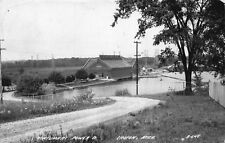 Real Photo Postcard Consumer's Power Company in Croton, Michigan~119130 picture