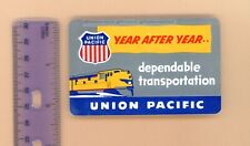 Excellent Rare Vintage Union Pacific Railroad Pocket Calendar 1950 picture