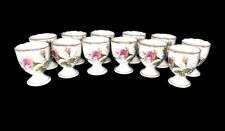 Antique Japanese Tea Cup Rare Complete Set 12 Made In Japan Gold Floral China picture