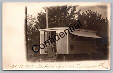 Real Photo '07 Mrs. Hannigan Finch's Cook Shack Wagon Wheeled Diner RP RPPC G408 picture