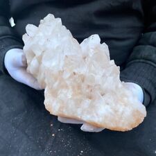 5.58lb Natural Rare White Clear Quartz Cluster Energy Crystal Mineral Specimen  picture