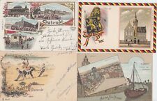 BELGIUM 28 Vintage Litho Postcards Mostly pre-1910 (L3847) picture