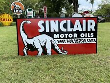 Antique Vintage Old Style Sinclair Motor Oil Sign picture