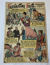 1966 cartoon page~PRESIDENTIAL WIVES~Dolly Madison,Abigail Adams,Edith Wilson... picture