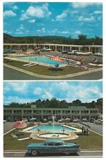 Hot Springs National Park Arkansas c1950's Anthony Motel, vintage 50's Cadillac picture