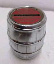Vintage Advertising Steel Barrel Coin Bank broadview savings and Loan Cleveland  picture