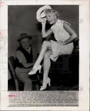 1955 Press Photo Actor Betty Hutton in Own TV Show with Jimmy Durante picture