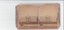 Early Stereoview of the White House . Washington D.C. 1880's By Wm. J. Armstong picture