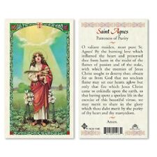 Saint Agnes - Laminated Prayer Card picture