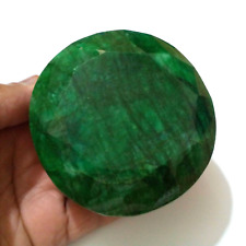 Natural Brazilian Emerald Huge Size Faceted Round Shape 2920 Crt Loose Gemstone picture