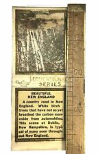 Antique Dublin New Hampshire Photo Matchbook New England Forest Scenery Rare NH picture