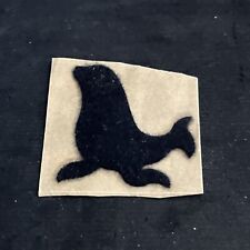 Vintage 80’s Fuzzy Black SEAL Sticker - Super Rare & HTF picture