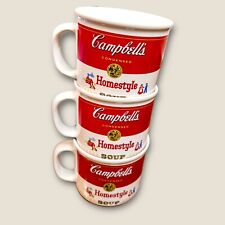 Lot Of 3 Vintage 1989 Campbell's Soup Mug 14 oz Homestyle Can picture