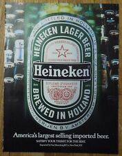 1986 HEINEKEN Magazine Ad - America's Largest Selling Imported Beer. picture