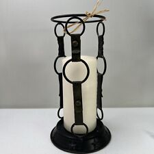 Vintage Unique Equestrian Horse Bridle Candle Holder 9.5” picture