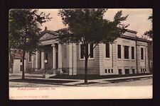 POSTCARD : INDIANA - ELKHART IN - PUBLIC LIBRARY 1911 VIEW picture