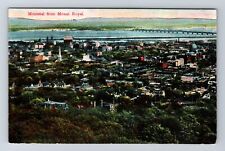 Montreal QC-Quebec Canada, Scenic View From Mount Royal Vintage Postcard picture