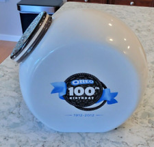 New Vintage Oreo Cookie Jar 100th Birthday 1912 - 2012 Oreo Shaped Lid In Box picture