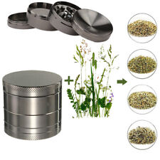 2inch Tobacco Herb Grinder Spice Herbal 4 PC Metal Chromium Alloy Smoke Crusher picture