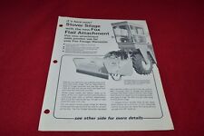 Fox River Tractor Corn Stover Silage Flail Attachment Dealer's Brochure YABE15  picture