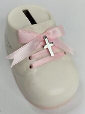 Gregg Gift Pink My Christening Day Baby Shoe Bank God Bless You This Is The Day picture