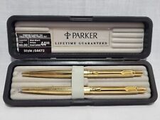 Vintage Parker Classic 10K Gold-Filled Ballpoint Pen & Mechanical Pencil Set picture