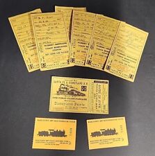Vintage 1956 Disneyland & Sante Fe Railroad Tickets lot Railtown 50s/60s/70s picture