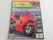 Motorcyclist Jan. 1998 Honda VFR 800 Interceptor, Ducati ST2, Yamaha R1, GSXR750 picture
