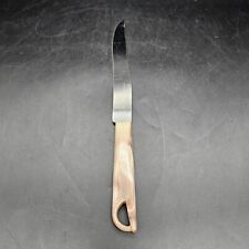 VINTAGE 1960'S MADE FOR TUPPERWARE BY CATTARAUGUS SERATED KITCHEN KNIFE  picture