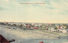 FL -  1910’s  FLORIDA  Unusual Aerial View from the Bay at Punta Gorda, FLA picture