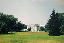 Vintage Film Slide, Washington D.C., The White House, South Portico, Lawn, 1950s picture