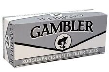 Gambler Silver King Size RYO Cigarette Tubes 200ct Box (5 Boxes) picture