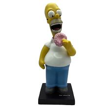 Homer Simpson Bobble Head Eating A Donut The Simpsons 2003 Vintage Matt Groening picture