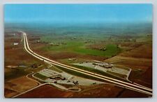 Youngstown Ohio The Ohio Turnpike Aerial View VINTAGE Postcard picture