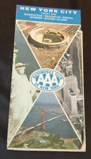 1965 AAA New York City Vintage Road Map-Shea Stadium-METS picture