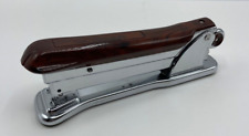 Vintage Ace Liner Model 502 Brown Chrome Stapler picture