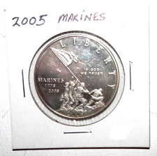 2005, Silver One Dollar 230 Year Anniversary Marine Corp Coin Proof,  #MA#5170 picture