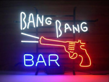 Bang Bang Bar Neon Light Sign Decor Man Cave Garage Shop Custom Artwork 20