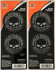 Harley-Davidson Willie G Skull 2 sheets of Stickers Decals Stick Onz NEW picture