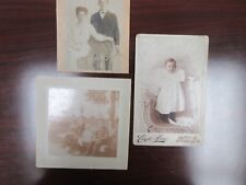 Vintage 1880's CVD Black and White Photos (3) - RB2409 picture
