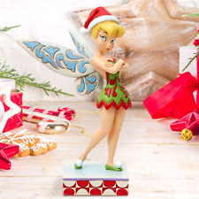 ✿ New JIM SHORE DISNEY Figurine CHRISTMAS TINKERBELL Arms Crossed Tinker Bell picture