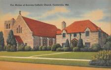 CENTERVILLE, Maryland MD  OUR MOTHER OF SORROWS CATHOLIC CHURCH c1940's Postcard picture