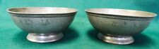 Two 19th Century British Naval HMS Lydia Pewter Mess Bowls   #7 picture