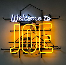 New Welcome to joe Neon Light Sign 24