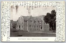 Connecticut CT postcard Hartford Theological Seminary Hartranft Hall picture