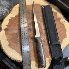 Fillet Knife, Double Edge,  440 Stainless Steel  Custom Oklahoma made picture