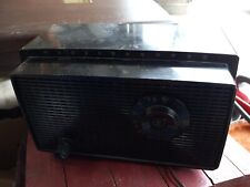 Antique Vintage Westinghouse Tube Radio Model H-499T5A Black Tabletop picture