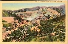 Bingham Canyon UT-Utah, Copper Mine Theater-like Quarry Vintage Postcard picture