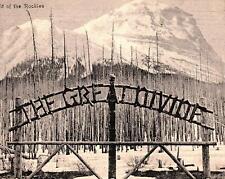 c1910 CANADIAN ROCKIES THE GREAT DIVIDE SUMMIT OF THE ROCKIES POSTCARD 43-43 picture